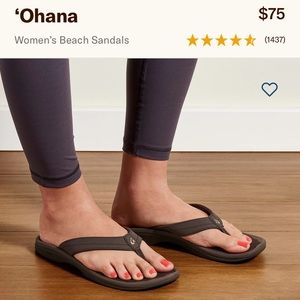 OluKai ‘Ohana flip flop in Java size 7